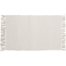  OBI pamut szőnyeg egyszínű fehér 50 cm x 80 cm lakástextília