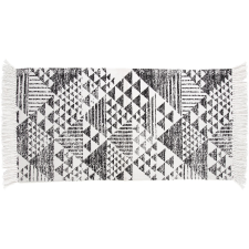 OBI pamut szőnyeg mintás fekete-fehér 60 cm x 120 cm lakástextília