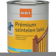 OBI Premium színtelen lakk, átlátszó, selyemmatt, 2,5 l lakk, faolaj