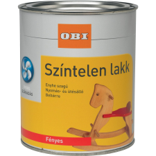 OBI színtelen lakk vízzel higítható átlátszó magasfényű 375 ml lakk, faolaj