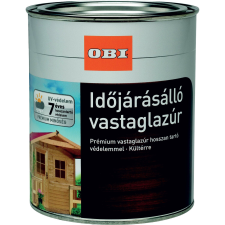 OBI vastaglazúr, oldószeres erdeifenyő, 2,5 l favédőszer és lazúr
