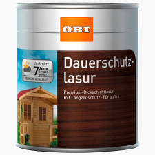 OBI vastaglazúr, oldószeres paliszander, 2,5 l favédőszer és lazúr