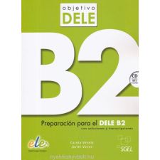 OBJETIVO DELE B2+CD nyelvkönyv, szótár