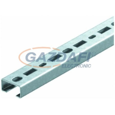 OBO 1104599 CMS3518P2000FT Profilsín perforált, nútszélesség 17 mm merítetten tűzihorganyzott 2000x35x18mm villanyszerelés