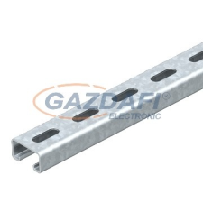 OBO 1122918 MS4121P2000FS Szerelősín MS4121, résszélesség 22mm, 2000mm szalaghorganyzott acél villanyszerelés
