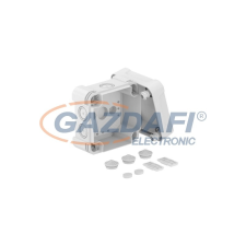 OBO 2005058 X04 LGR-TR Leágazódoboz átlátszó fedéllel 114x114x78mm villanyszerelés
