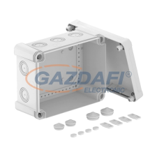OBO 2005070 X16 LGR-TR Leágazódoboz átlátszó fedéllel 240x191x125mm villanyszerelés