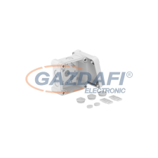 OBO 2005140 X01 SW-RO Leágazódoboz piros fedéllel 95x95x60mm villanyszerelés
