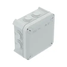 OBO 2007061 T 60 Kábel-Leágazódoboz bevezetőnyílásokkal 114x114x57mm polipropilén villanyszerelés