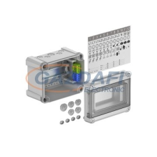 OBO 2008804 SDB 05 PS Kiselosztó 5 TE részére 190x155x130mm világosszürke polisztirol villanyszerelés