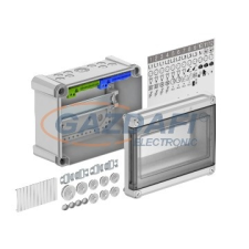 OBO 2008848 SDB 09 PC Kiselosztó 9 TE részére 245x190x130mm világosszürke polikarbonát villanyszerelés