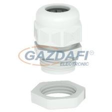OBO 2024655 V-TEC PG7+ LGR Tömszelence ellenanyával PG7 világosszürke IP68 poliamid villanyszerelés