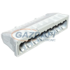 OBO 2054523 61 825 LGR Rugós Vezeték-Összekötő csavarnélküli csatlakozókapocs 8x2,5mm2 világosszürke poliamid