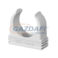 OBO 2149357 2955 F M20 RW Quick Rögzítőbilincs lángálló M20 hófehér polipropilén villanyszerelés