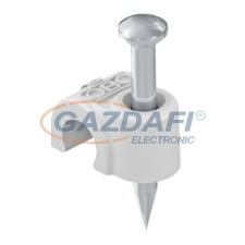 OBO 2227924 2011 45 LGR Iso Nagel-Clip 11mm, L45 világosszürke polipropilén villanyszerelés