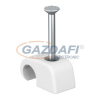 OBO 2228422 2026 25 RW Haft Clip 7-12mm, L25 hófehér polipropilén