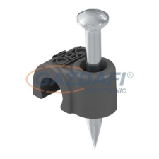 OBO 2232219 2009 25 SW Iso Nagel-Clip 9mm, L25 fekete polipropilén villanyszerelés