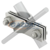OBO 5001633 2760 20 V4A Csatlakozófül kör keresztmetszetű huzalhoz 20mm rozsdamentes acél