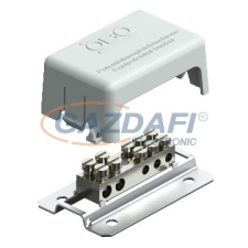 OBO 5015502 1809 BG Potenciálkiegyenlítő-Sín (Eph) kis berendezésekhez 72x43mm szürke sárgaréz villanyszerelés