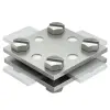 OBO 5314659 256 A-DIN 30 V4A Keresztösszekötő közbenső lap nélkül 30mm rozsdamentes acél