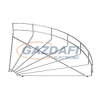 OBO 6002218 GRB 90 510 FT 90°-Os Ív Rácsos Kábeltálcához 55x100mm merítetten tűzihorganyzott acél