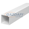 OBO 6026400 WDK25025LGR Fali És Mennyezeti Csatorna fenékperforálással 25x25x2000mm világosszürke PVC
