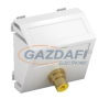 OBO 6105012 MTS-R F AL1 Modul 45 Rca Csatlakozóaljzat egyes hüvely-hüvely 45x45mm festett alumínium polikarbonát