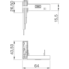 OBO 6107801 ÜSM-A-4T Túlfeszültségvédő Modul