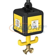 OBO 6109816 VH-4L 4SF Ellátóegység 140x140x1100mm grafitszürke poliamid villanyszerelés