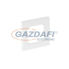 OBO 6119392 AR50-F1 RW Takarókeret 50mm-es szerelvényhez egyes 84x84mm hófehér polikarbonát villanyszerelés