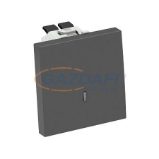 OBO 6120940 WS-UKL SWGR1 Kikapcsoló/váltókapcsoló jelzőfénnyel szürkésfekete villanyszerelés