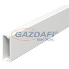 OBO 6150780 WDK10030RW Fali És Mennyezeti Csatorna fenékperforálással 10x30x2000mm hófehér PVC villanyszerelés