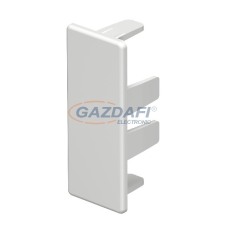 OBO 6153674 WDK HE20050CW Véglezáróelem 20x50mm krémfehér PVC villanyszerelés
