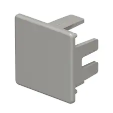 OBO 6158765 WDK HE30030GR Véglezáróelem 30x30mm kőszürke PVC villanyszerelés