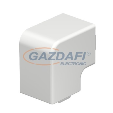 OBO 6161294 WDK HF40040CW Idomfedél 40x40mm krémfehér PVC villanyszerelés