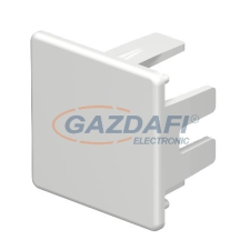 OBO 6162576 WDK HE30030CW Véglezáróelem 30x30mm krémfehér PVC villanyszerelés