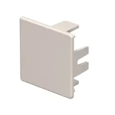 OBO 6162592 WDK HE40040CW Véglezáróelem 40x40mm krémfehér PVC villanyszerelés