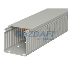 OBO 6178326 LKV 75075 Vezetékrendező Csatorna 75x75x2000mm kőszürke PVC villanyszerelés