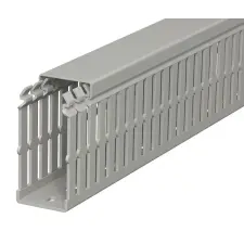 OBO 6178422 LKV N 75037 Vezetékrendező Csatorna 75x37,5x2000mm kőszürke PVC villanyszerelés