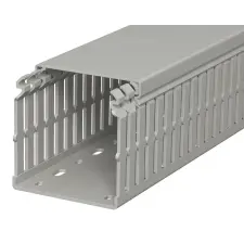 OBO 6178426 LKV N 75075 Vezetékrendező Csatorna 75x75x2000mm kőszürke PVC villanyszerelés