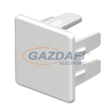 OBO 6183662 WDK HE25025LGR Véglezáróelem 25x25mm világosszürke PVC villanyszerelés