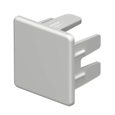 OBO 6183662 WDK HE25025LGR Véglezáróelem 25x25mm világosszürke PVC villanyszerelés