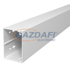 OBO 6191207 WDK60090RW Fali És Mennyezeti Csatorna fenékperforálással 60x90x2000mm hófehér PVC villanyszerelés