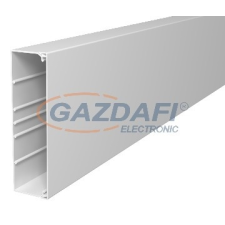 OBO 6191266 WDK60210RW Fali És Mennyezeti Csatorna fenékperforálással 60x210x2000mm hófehér PVC villanyszerelés
