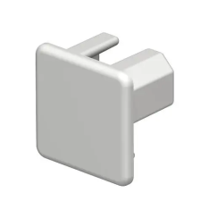OBO 6193129 WDK HE20020RW Véglezáróelem 20x20mm hófehér PVC villanyszerelés