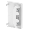 OBO 6274370 GK-E70110RW Véglezáró Elem 70x110mm hófehér PVC