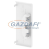 OBO 6274771 GK-E70170CW Véglezáró Elem 70x170mm krémfehér PVC