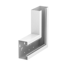 OBO 6277220 GS-SFS70130RW Lapos Sarokelem szimmetrikus 70x130mm hófehér acél villanyszerelés