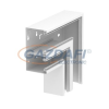 OBO 6278330 GS-DFF90170RW Lapos Sarokelem eső aszimmetrikus 90x170mm hófehér acél