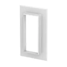 OBO 6278860 G-AWAG70170RW Fali Takarókeret zárt kivitel 238x25x138mm hófehér alumínium villanyszerelés